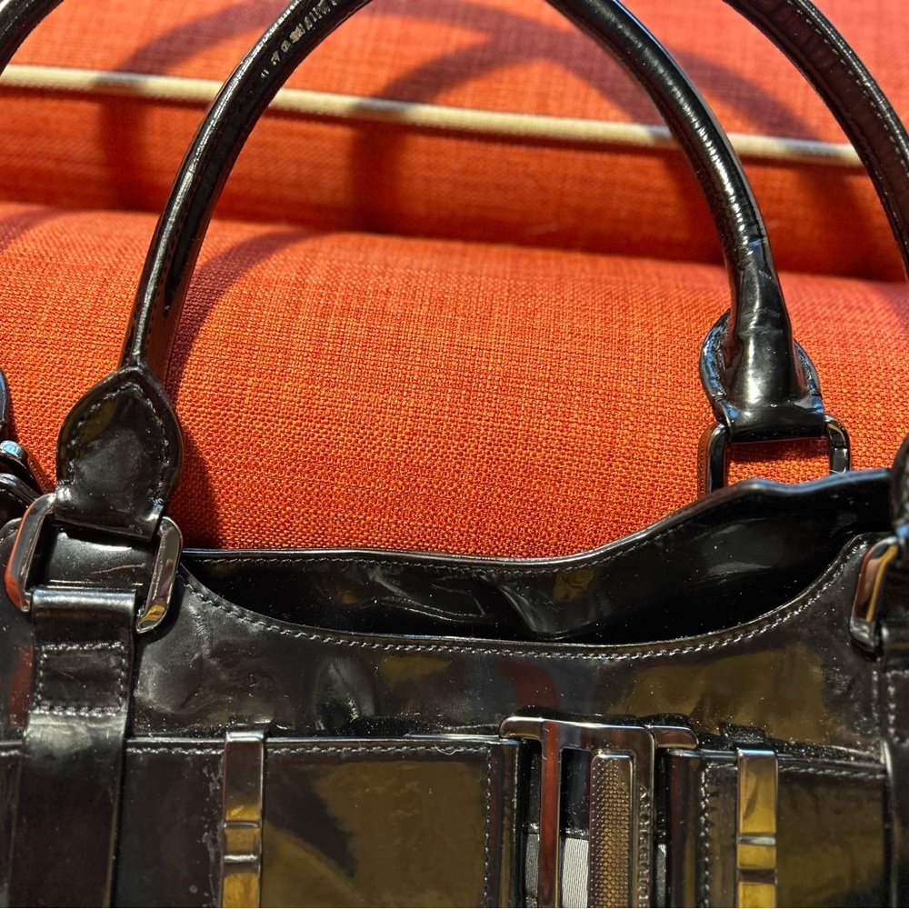 Burberry black checkered satchel - Picture 4 of 16